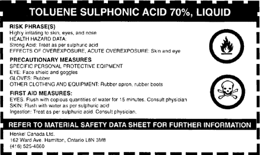 workplace label